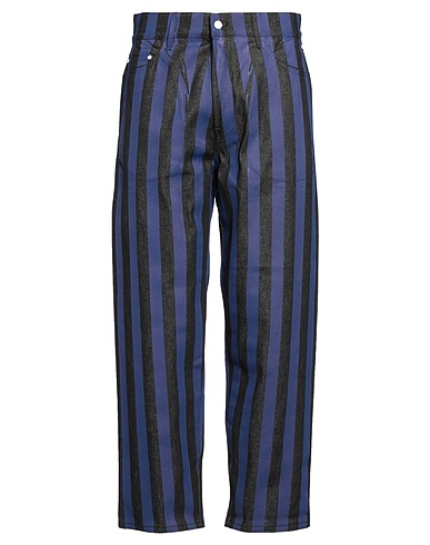 SUNNEI Denim trousers Dark purple 100% Cotton