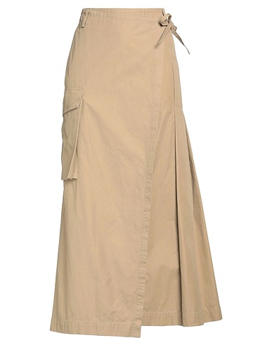 DRIES VAN NOTEN Maxi Skirts Camel 100% Cotton