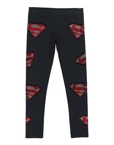 PHILIPP PLEIN Leggings Black 95% Cotton, 5% Elastane