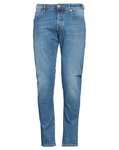 INCOTEX Denim trousers Blue 92% Cotton, 6% Elastomultiester, 2% Elastane