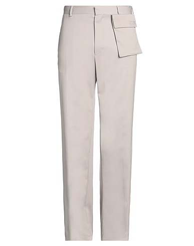 MM6 MAISON MARGIELA Casual trouser Light grey 54% Polyester, 44% Virgin Wool, 2% Elastane