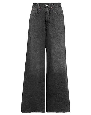 MAISON MARGIELA Denim trousers Black 100% Cotton