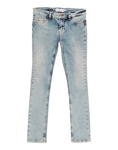 PHILIPP PLEIN Denim trousers Blue 98% Cotton, 2% Elastane