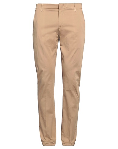 DONDUP Casual trouser Camel 94% Cotton, 5% Silk, 1% Elastane