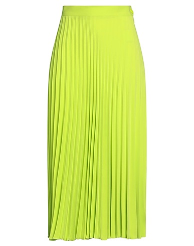 MM6 MAISON MARGIELA Midi skirt Lime green 100% Polyester