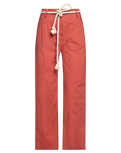 MARCHÉ_21 Casual trouser Brick red 100% Cotton