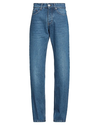 AMI ALEXANDRE MATTIUSSI Denim trousers Blue 100% Cotton