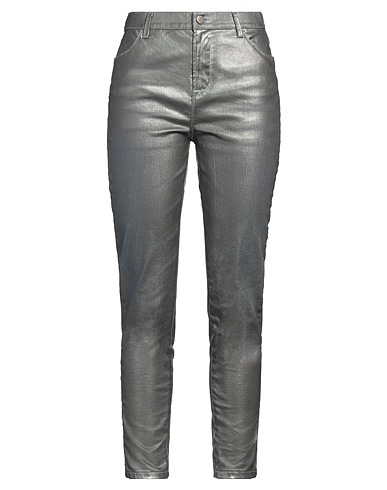 AMEN Denim trousers Lead 98% Cotton, 2% Elastane