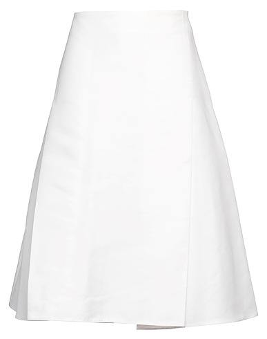 MARNI Midi skirt White 100% Cotton