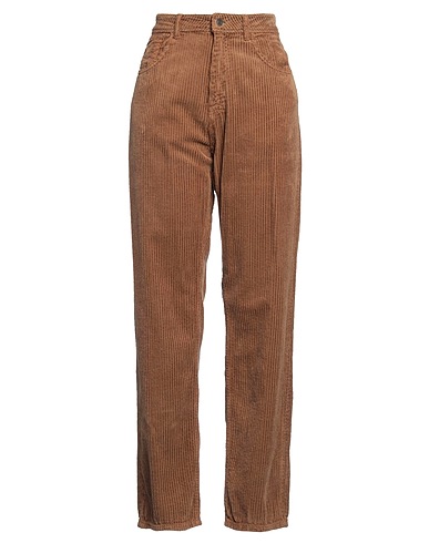 PONT DENIM Casual trouser Brown 100% Cotton