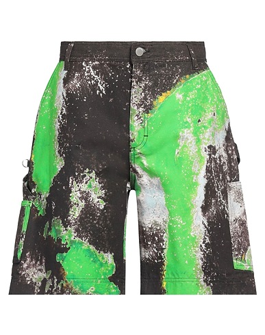 44 LABEL GROUP Shorts & Bermuda Green 100% Cotton