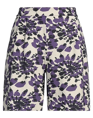 CHIARA BONI LA PETITE ROBE Shorts & Bermuda Dark purple 72% Polyamide, 28% Elastane
