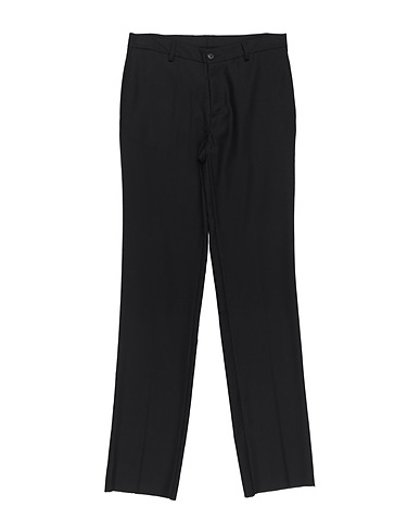 DAL LAGO Pantalone Nero 100% Lana Vergine