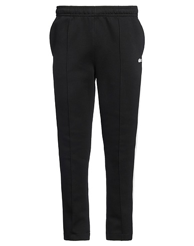 LACOSTE Casual trouser Black 90% Cotton, 10% Polyester