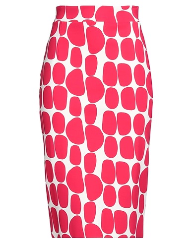CHIARA BONI LA PETITE ROBE Midi skirt Fuchsia 75% Polyamide, 25% Elastane