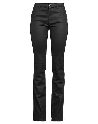 MARANI G. Denim trousers Black 64% Cotton, 32% Polyester, 4% Elastane