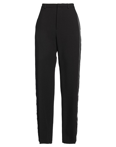 MERCI ITALIA Casual pants LOVE EDITION Black 83% Polyester, 13% Viscose, 4% Elastane