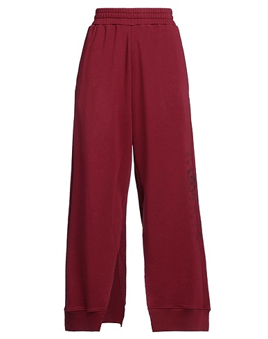 MM6 MAISON MARGIELA Casual trouser Burgundy 65% Cotton, 35% Polyester