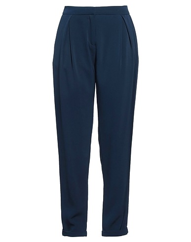 VILA Casual pants Midnight blue 95% Polyester, 5% Elastane