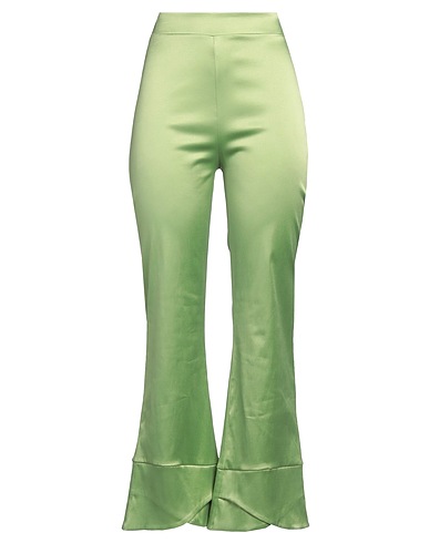 SISTE'S Casual pants GOLD CAPSULE Green 60% Polyester, 37% Cotton, 3% Elastane