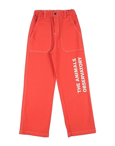 THE ANIMALS OBSERVATORY Pantaloni jeans Arancione 77% Cotone, 20% Cotone riciclato, 3% Elastan