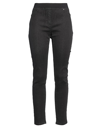 DIANA GALLESI Pantaloni jeans Nero 98% Cotone, 2% Elastan