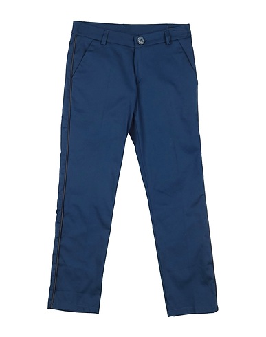MANUELL & FRANK Casual trouser Navy blue 98% Cotton, 2% Elastane