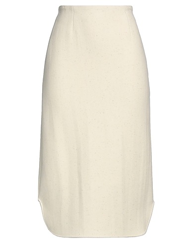 BEATRICE .B Midi skirt Ivory 75% Virgin Wool, 25% Polyamide, Cotton