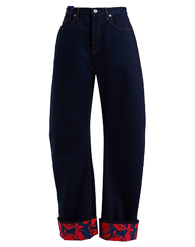 BURBERRY Straight leg 100% Cotton