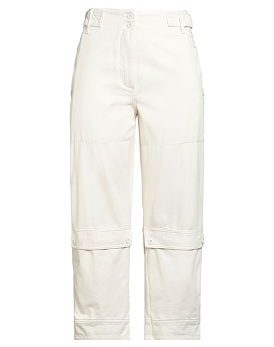 WEEKEND MAX MARA Casual trouser Cream 100% Cotton