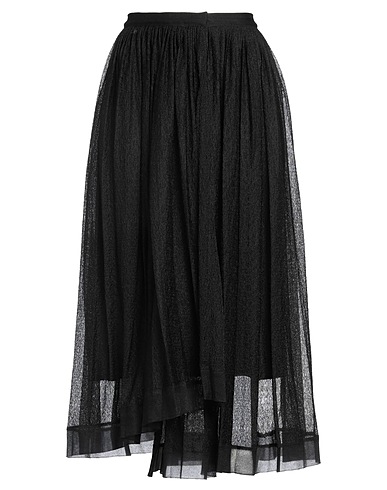 DIOR Midi skirt Black 53% Silk, 47% Polyester
