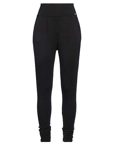 LUNATIC Pantalone Nero 95% Viscosa, 5% Elastan