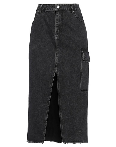 STINE GOYA Denim skirt Black 100% Organic cotton