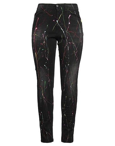ACTITUDE by TWINSET Denim pants Black 98% Cotton, 2% Elastane
