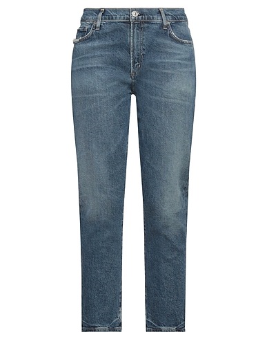 CITIZENS OF HUMANITY Denim trousers Blue 66% Lyocell, 32% Organic cotton, 2% Elastane
