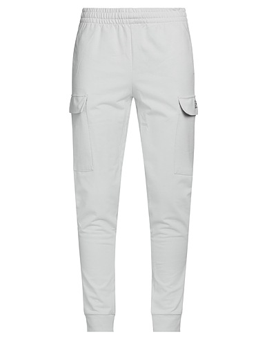 EA7 Casual trouser Light grey 100% Cotton