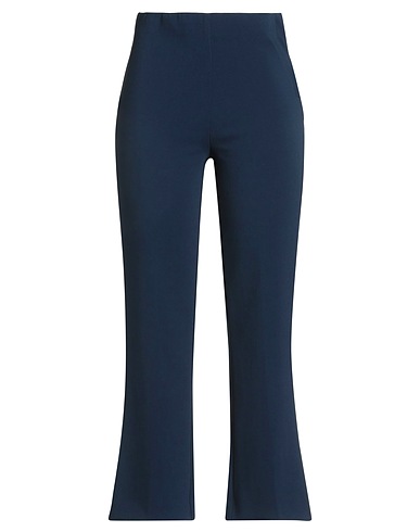 OTTOD'AME Casual trouser Navy blue 63% Polyester, 32% Viscose, 5% Elastane