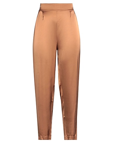 MANILA GRACE Pantalone Marrone 98% Viscosa, 2% Elastan