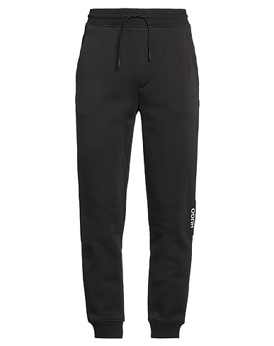 HUGO Casual trouser Black 70% Cotton, 30% Recycled polyester