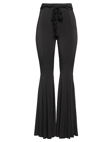 ROTATE BIRGER CHRISTENSEN Casual trouser Black 93% Viscose, 7% Elastane