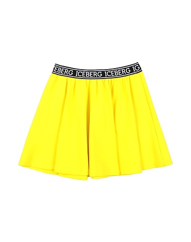 ICEBERG Skirt Yellow 65% Viscose, 30% Nylon, 5% Elastane