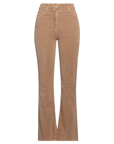 GANNI Casual trouser Camel 98% Cotton, 2% Elastane