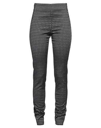 ANGELO MARANI Casual pants Black 55% Cotton, 42% Viscose, 3% Elastane