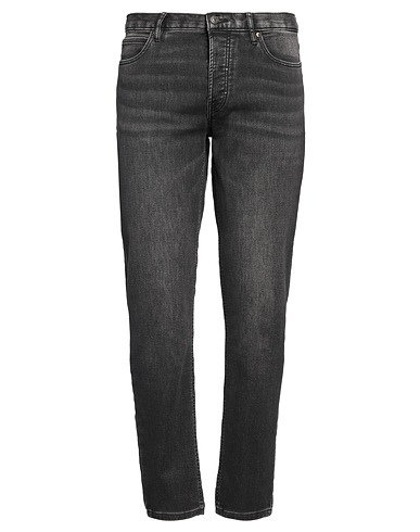 HUGO Denim trousers Black 80% Cotton, 19% Polyester, 1% Elastane