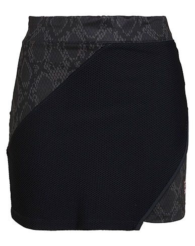 EA7 Mini skirt Black 90% Polyester, 10% Elastane