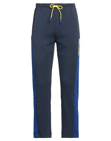 BOSS Casual trouser Navy blue 47% Cotton, 46% Polyester, 7% Elastane