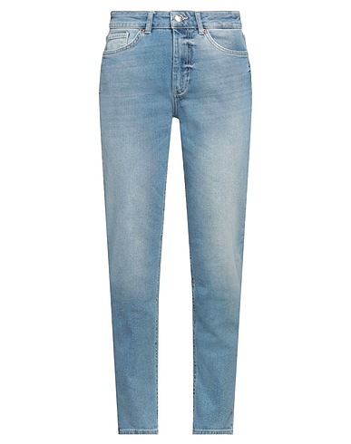 ONLY Denim trousers BLUE DENIM Blue 99% Cotton, 1% Elastane