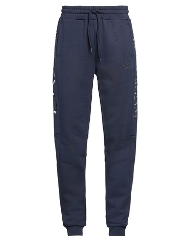 EA7 Casual pants Navy 68% Cotton, 32% Polyester