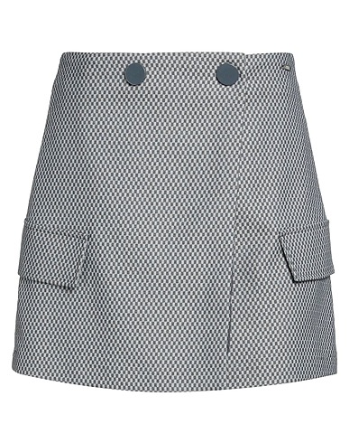 ARMANI EXCHANGE Mini skirt Grey 81% Polyester, 17% Viscose, 2% Elastane