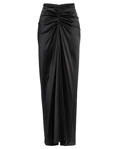ATLEIN Maxi Skirts Black 92% Silk, 8% Polyurethane